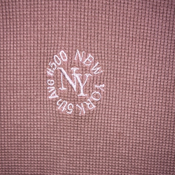 Zara Shirts Zara Sweatshirt W Embroidered Ny 5th Ave Logo Size S